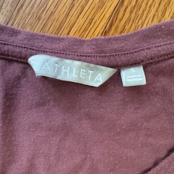 Athleta | Sleeveless Tank Top with Side Ruching | Mauve | Size S - Picture 3 of 5